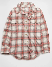 AE Plaid Button-Up Shirt