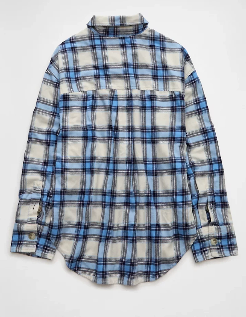 AE Plaid Button-Up Shirt