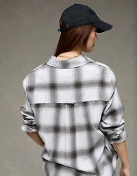 AE Oversized Flannel Shirt