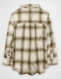 AE Oversized Flannel Shirt