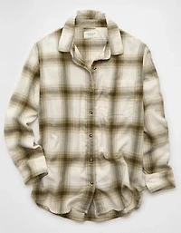 AE Oversized Flannel Shirt