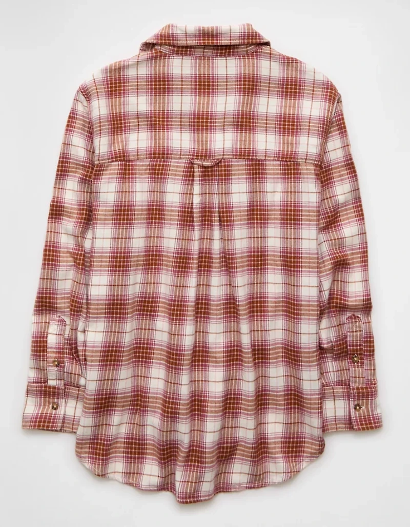 AE Oversized Flannel Shirt