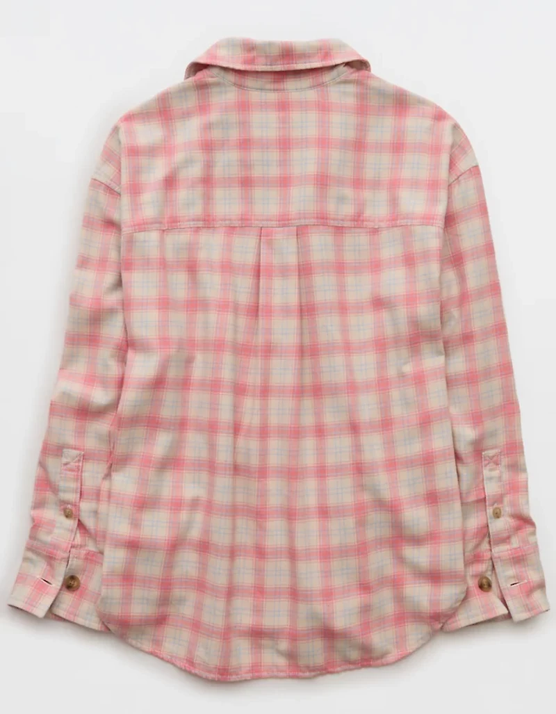 AE Plaid Button-Down Shirt