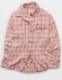 AE Plaid Button-Down Shirt