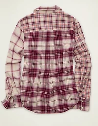 AE Throwback Flannel Button-Up Shirt