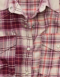 AE Throwback Flannel Button-Up Shirt