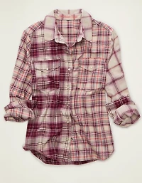 AE Throwback Flannel Button-Up Shirt