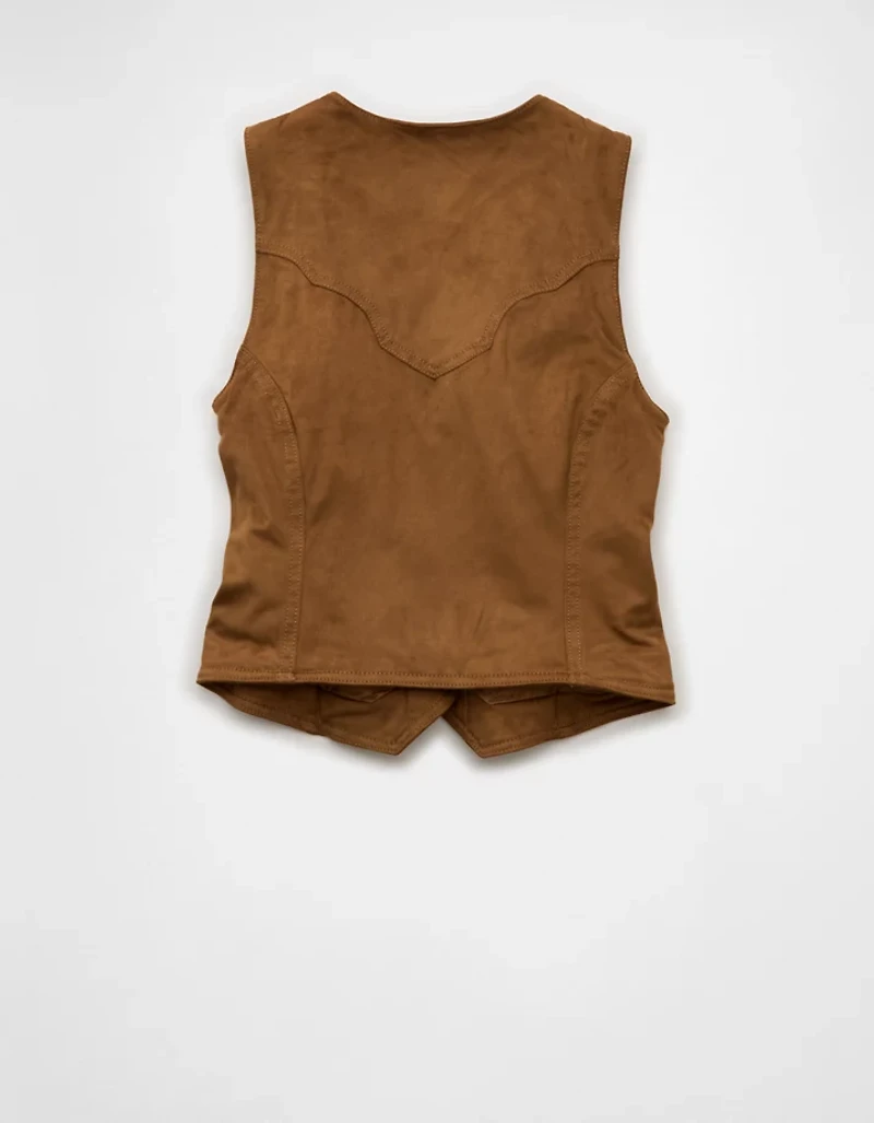 AE x Stagecoach Faux Suede Vest