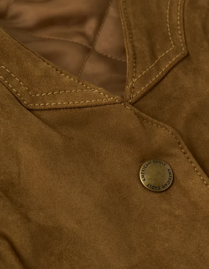 AE x Stagecoach Faux Suede Vest