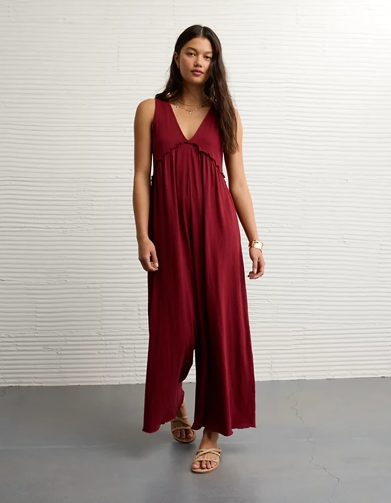 AE Sunchaser Knit V-Neck Jumpsuit