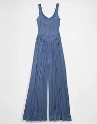Combinaison-pantalon de style corset à coutures Doux et sexy AE