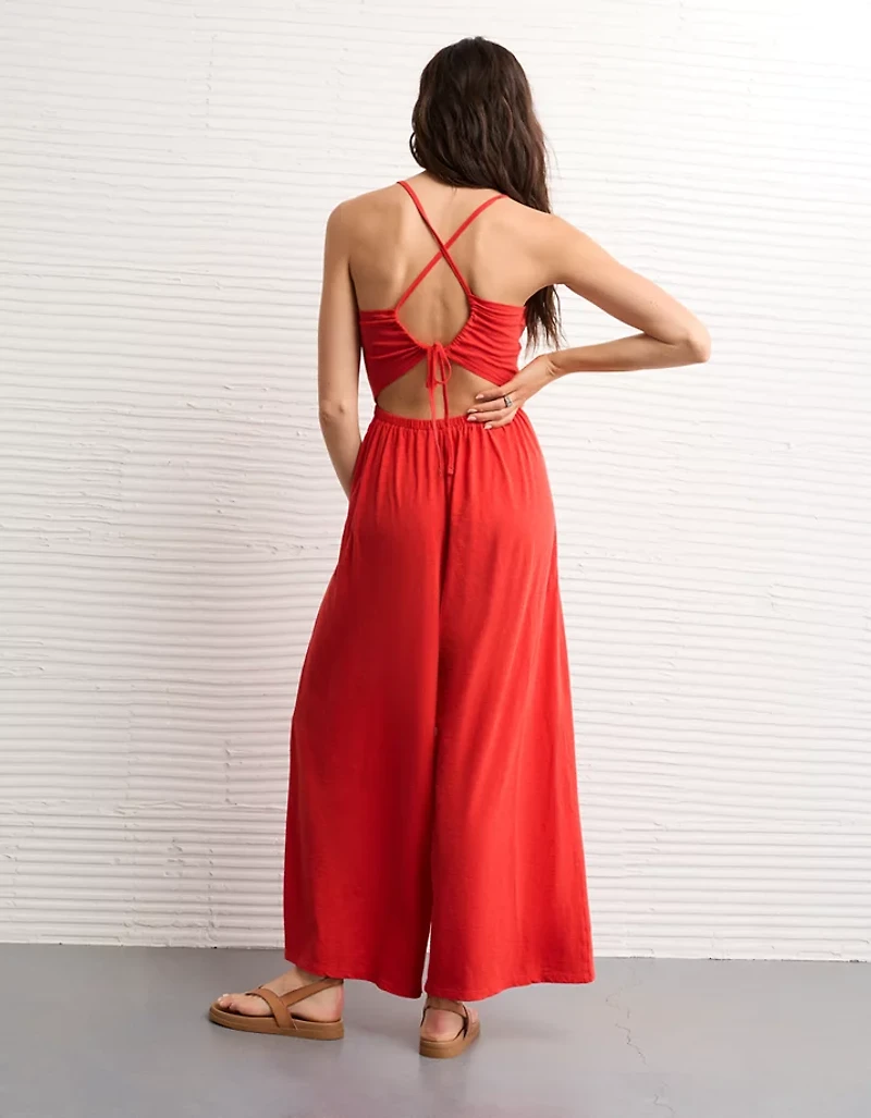 AE Sunchaser Knit Babydoll Jumpsuit