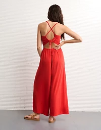 AE Sunchaser Knit Babydoll Jumpsuit