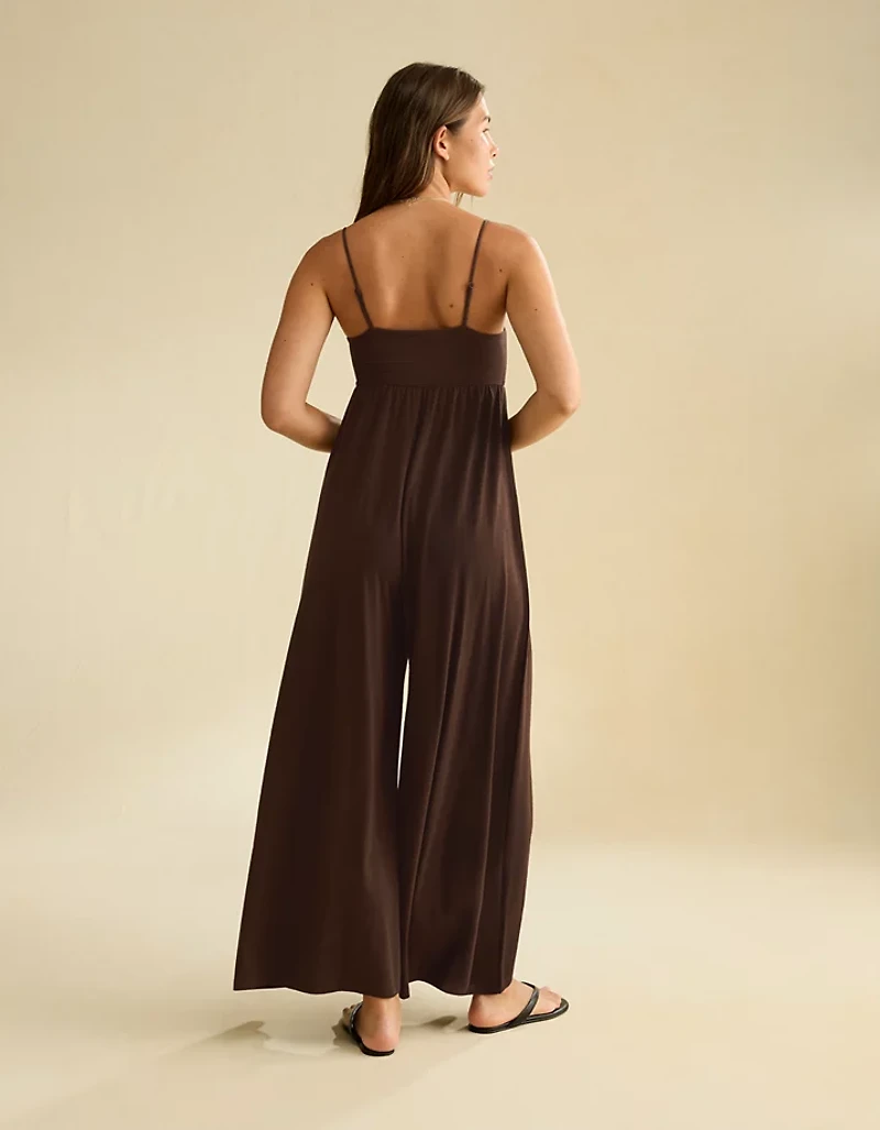 AE Empire Waist Wide-Leg Jumpsuit