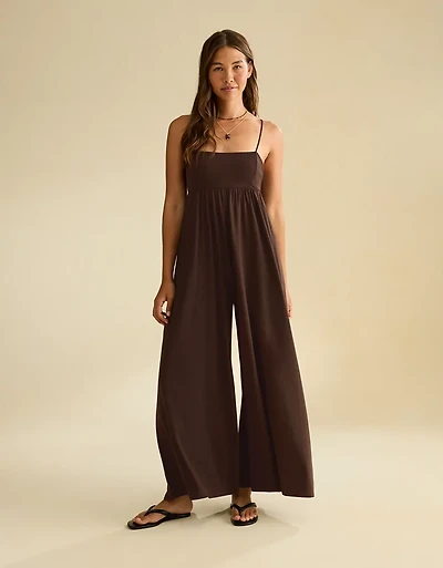 AE Empire Waist Wide-Leg Jumpsuit