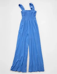 AE Sunchaser Knit Smocked Jumpsuit