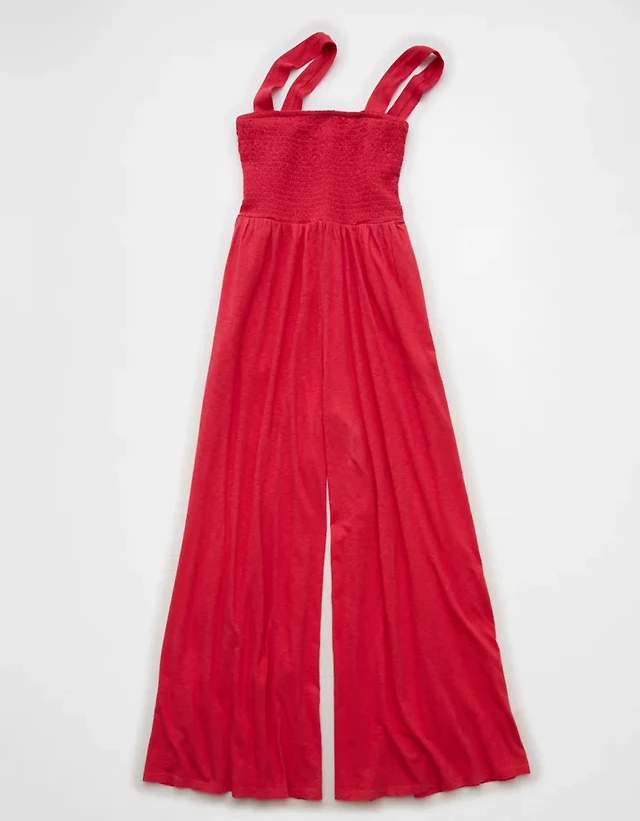 ae sunchaser knit smocked bodice midi dress AE Sunchaser Knit Smocked Bodice Midi Dress
