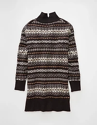 AE Oversized Turtleneck Sweater Mini Dress