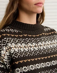 AE Oversized Turtleneck Sweater Mini Dress