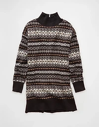 AE Oversized Turtleneck Sweater Mini Dress