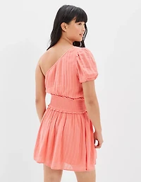 AE One-Shoulder Smocked Mini Dress