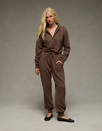 AE Fleece Hoodie Jumpsuit