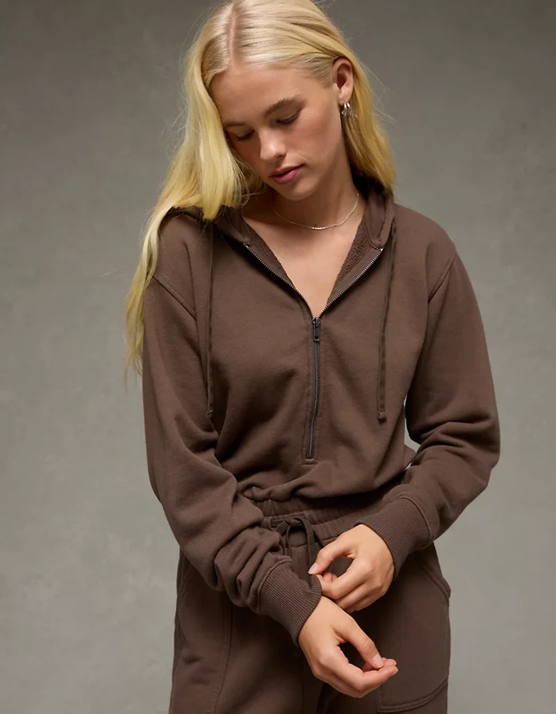 AE Fleece Hoodie Jumpsuit