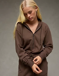AE Fleece Hoodie Jumpsuit