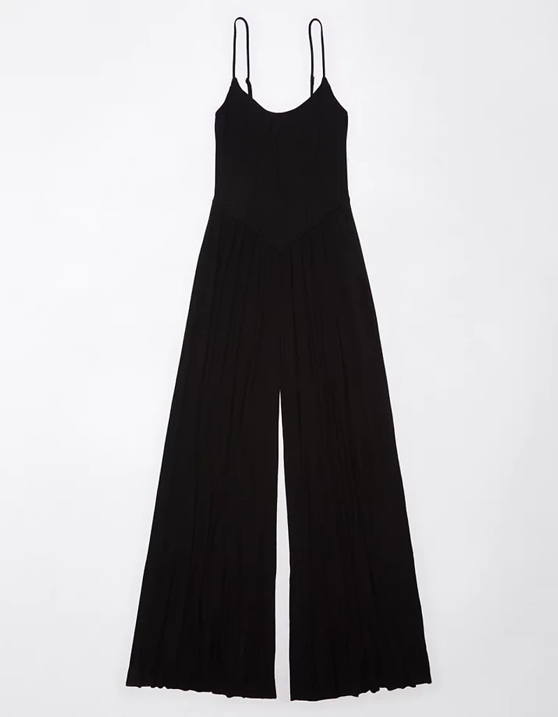 Combinaison-pantalon à jambe large Doux et sexy AE