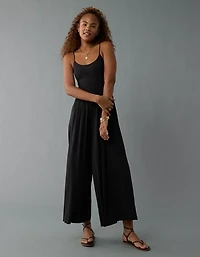 Combinaison-pantalon à jambe large Doux et sexy AE