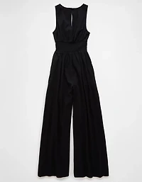 AE Smocked V-Neck Jumpsuit
