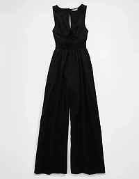 AE Smocked V-Neck Jumpsuit