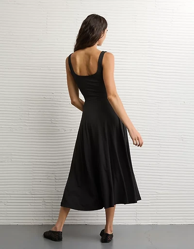 AE Scoop Neck Midi Dress