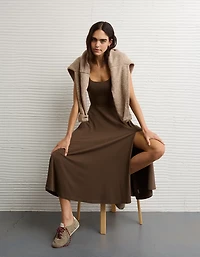 AE Scoop Neck Midi Dress