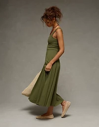 AE Scoop Neck Midi Dress