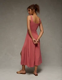 AE Scoop Neck Midi Dress