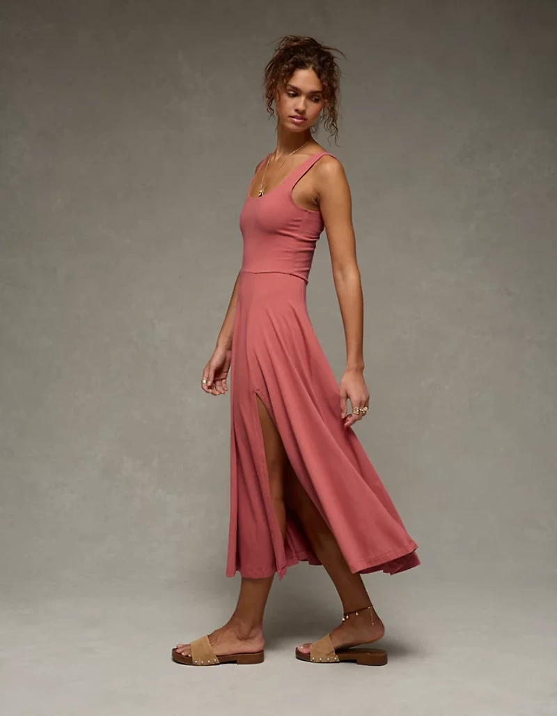 AE Scoop Neck Midi Dress