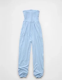 Combinaison-pantalon tube en tricot à smocks Vive le soleil AE