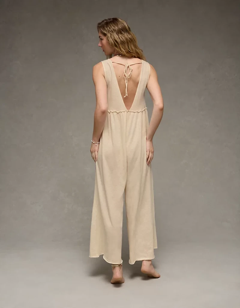 AE Sunchaser Knit V-Neck Jumpsuit