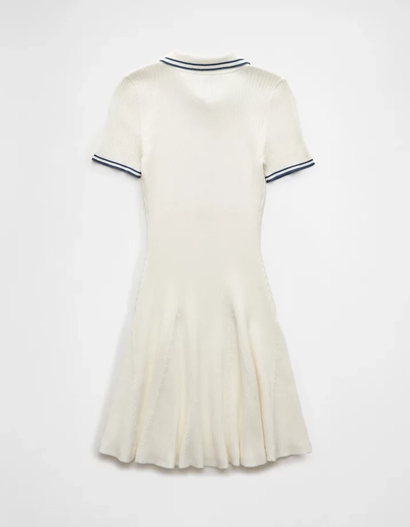 AE Short-Sleeve Polo Mini Dress