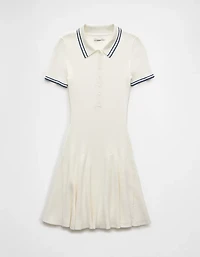 AE Short-Sleeve Polo Mini Dress