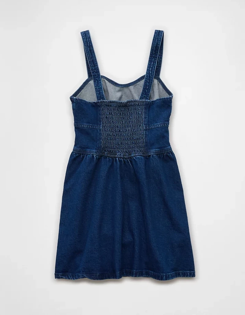 AE Denim Sweetheart Mini Dress