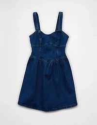 AE Denim Sweetheart Mini Dress