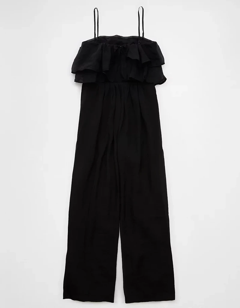 AE Strapless Ruffle Jumpsuit