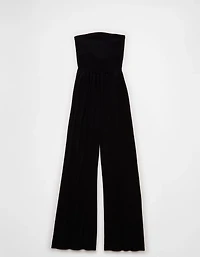 Combinaison-pantalon sans bretelles nouée au dos AE