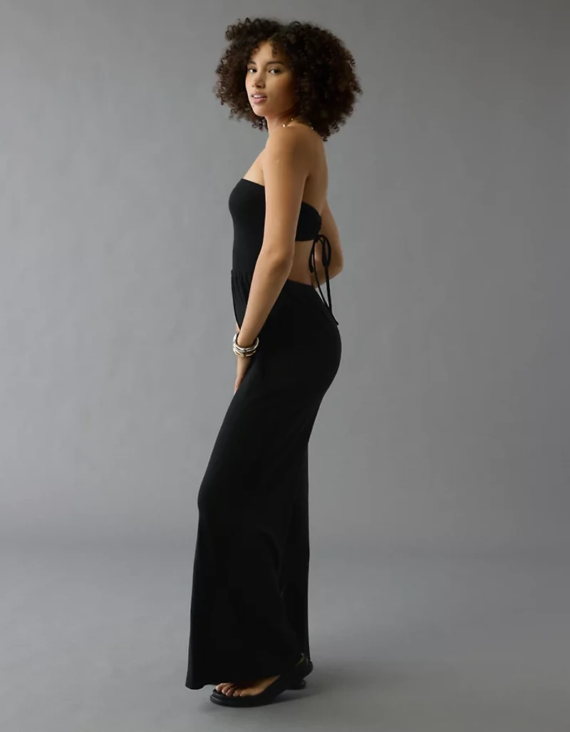 AE Strapless Tie Back Jumpsuit