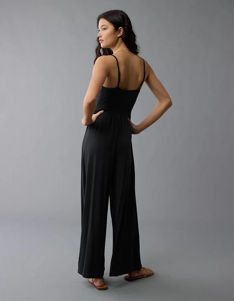 AE Knit Henley Jumpsuit