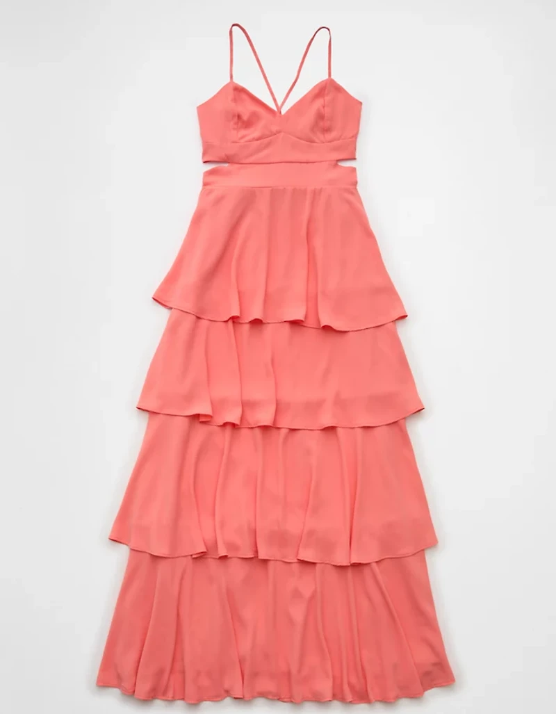 AE Cut-Out Tiered Maxi Dress