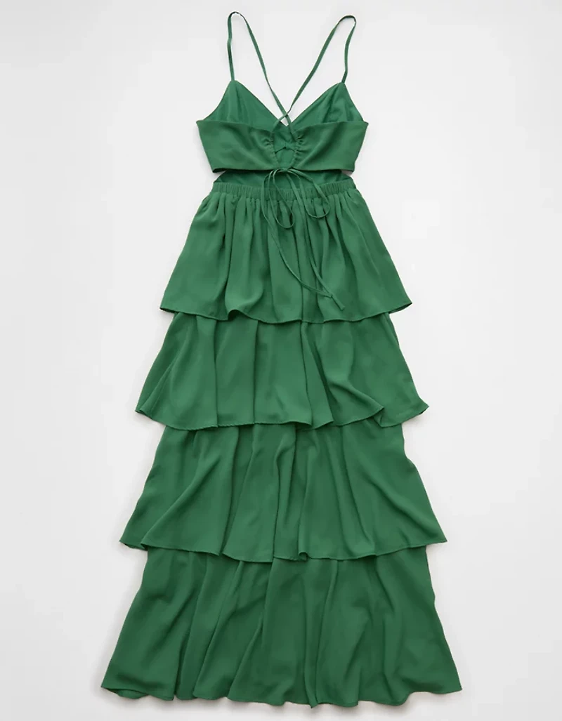 AE Cut-Out Tiered Maxi Dress