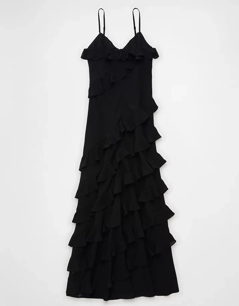 AE Ruffle Maxi Slip Dress